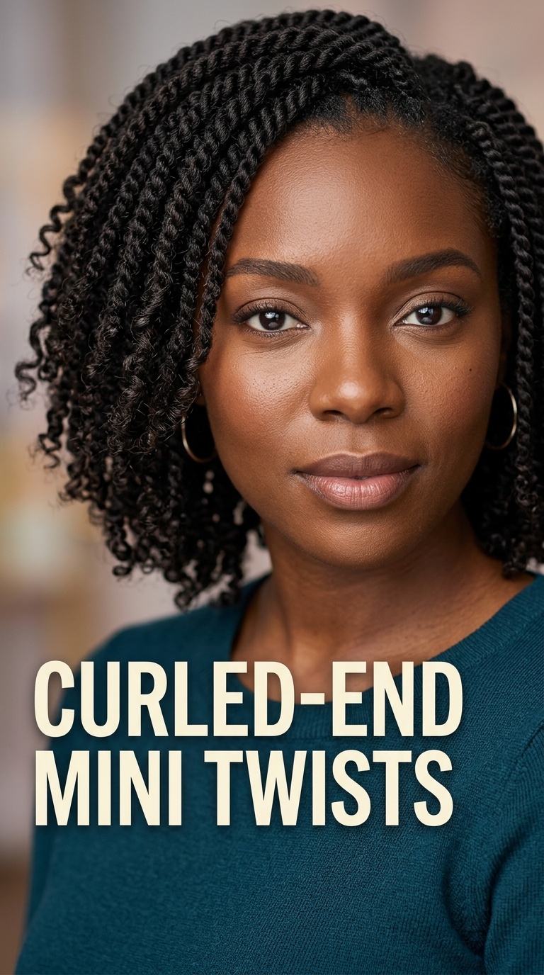 Curled-End Mini Twists