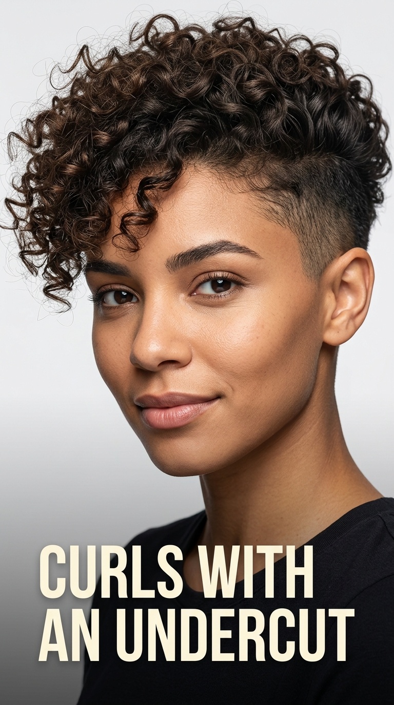 Curls with an Undercut