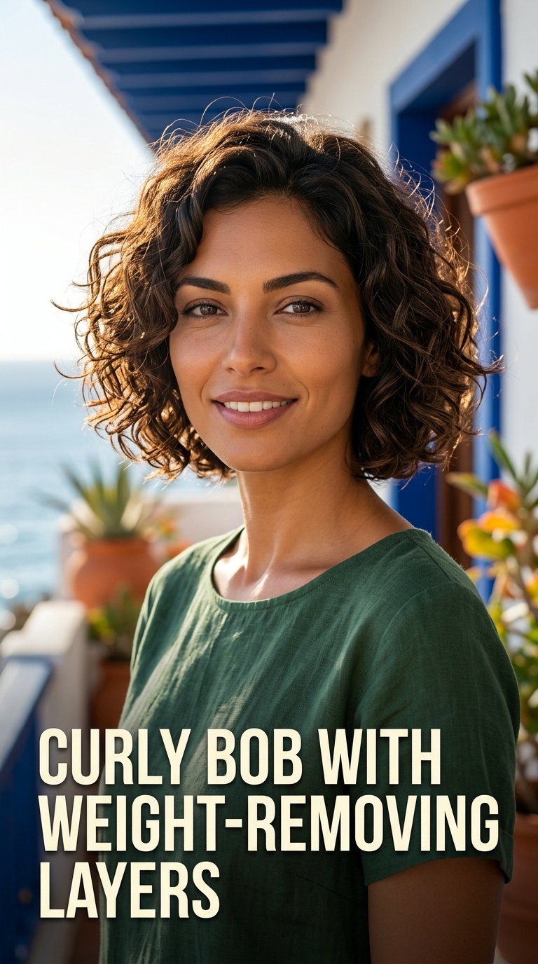 Curly Bob with Weight-Removing Layers
