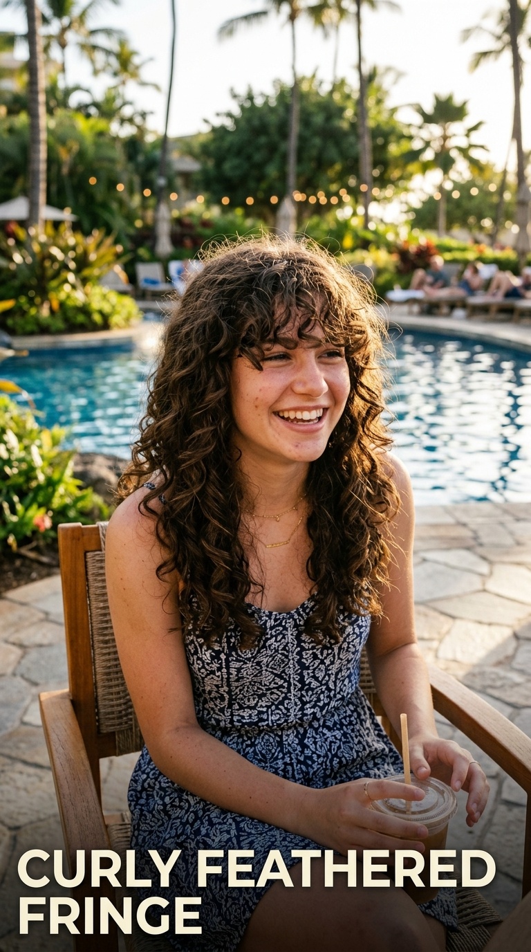 Curly Feathered Fringe