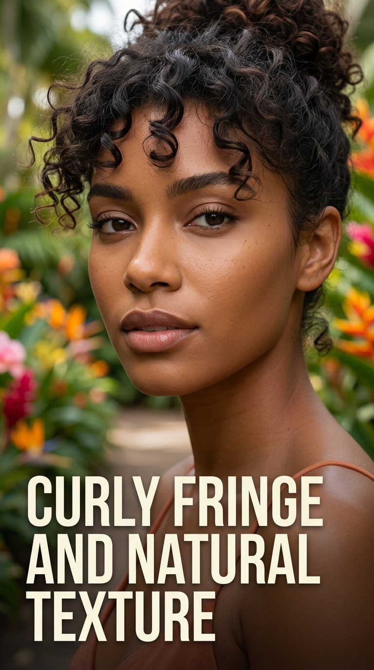 Curly Fringe and Natural Texture