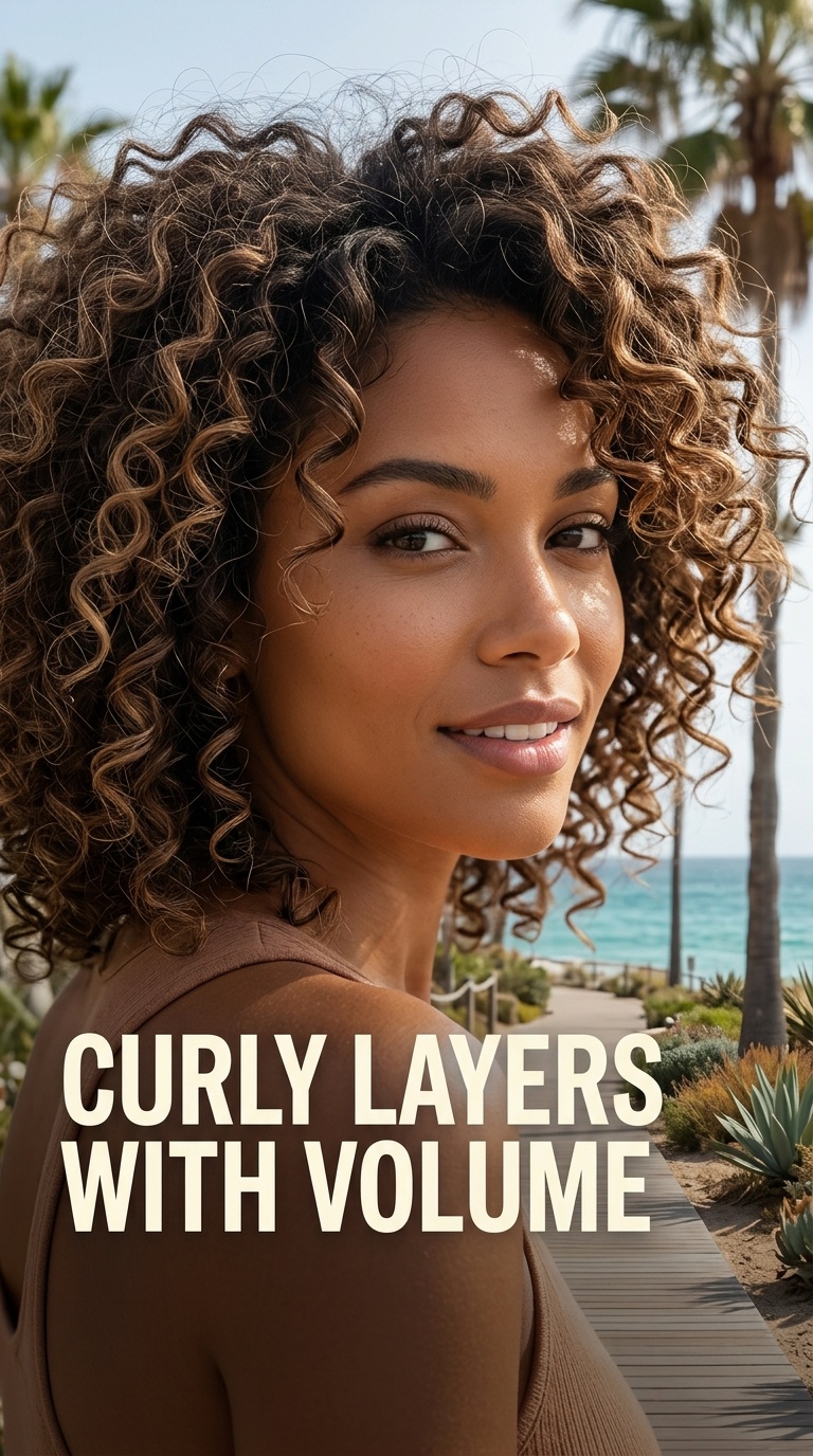 Curly Layers with Volume