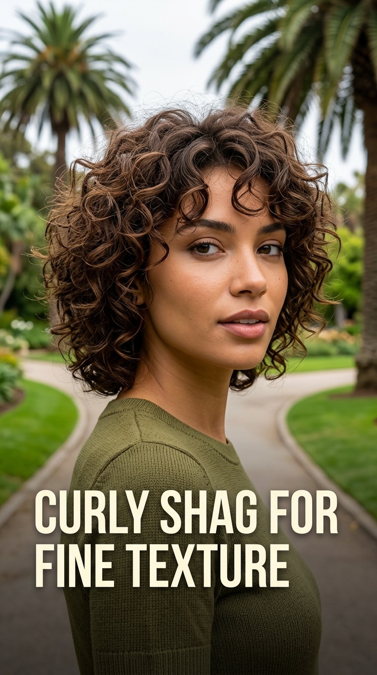 Curly Shag for Fine Texture