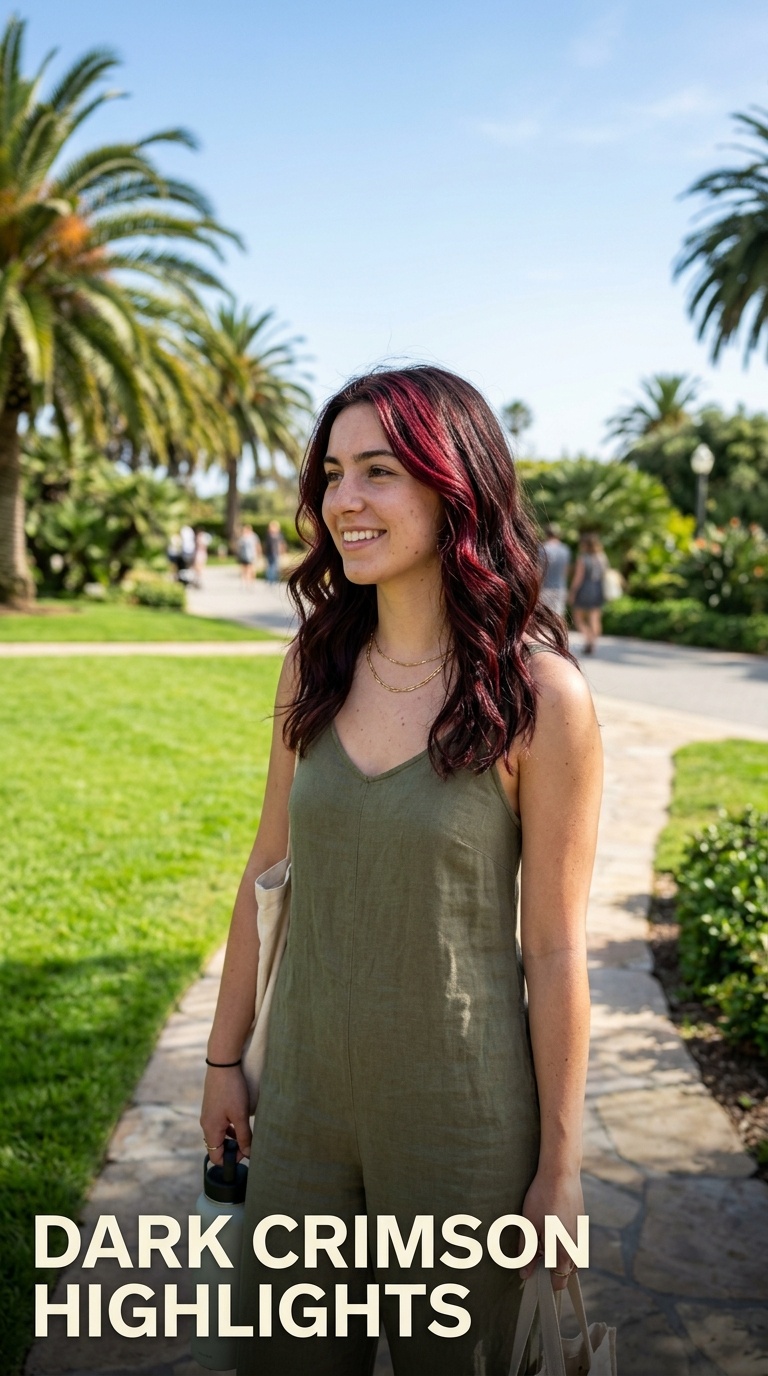 Dark Crimson Highlights