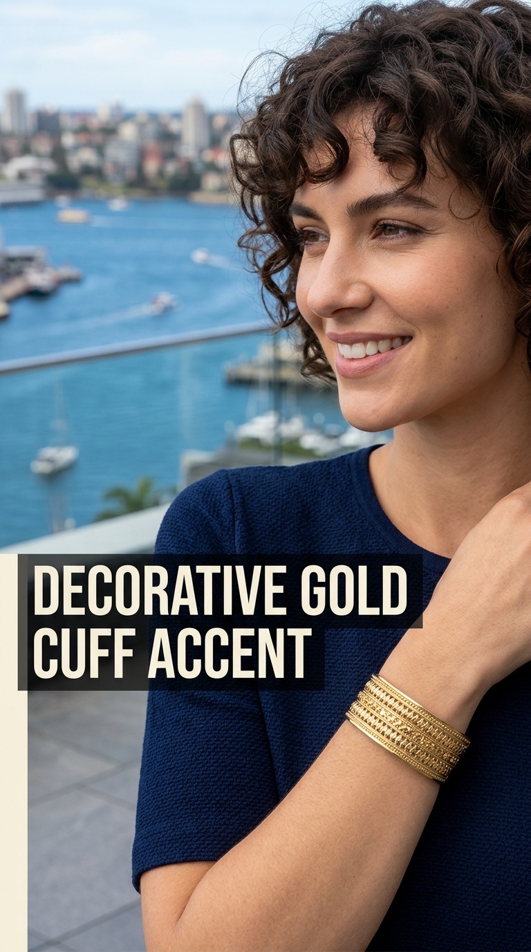 Decorative Gold Cuff Accent