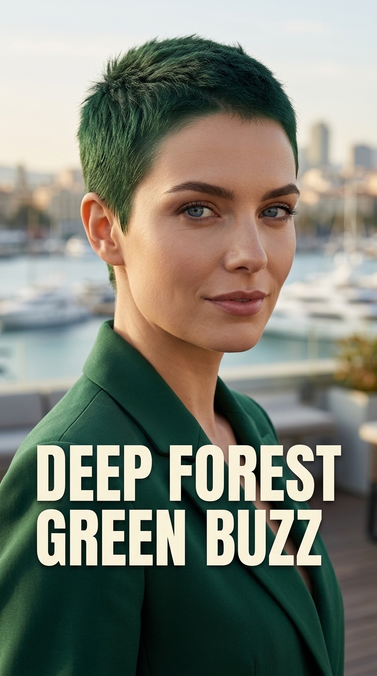 Deep Forest Green Buzz