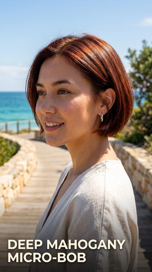 Deep Mahogany Micro-Bob