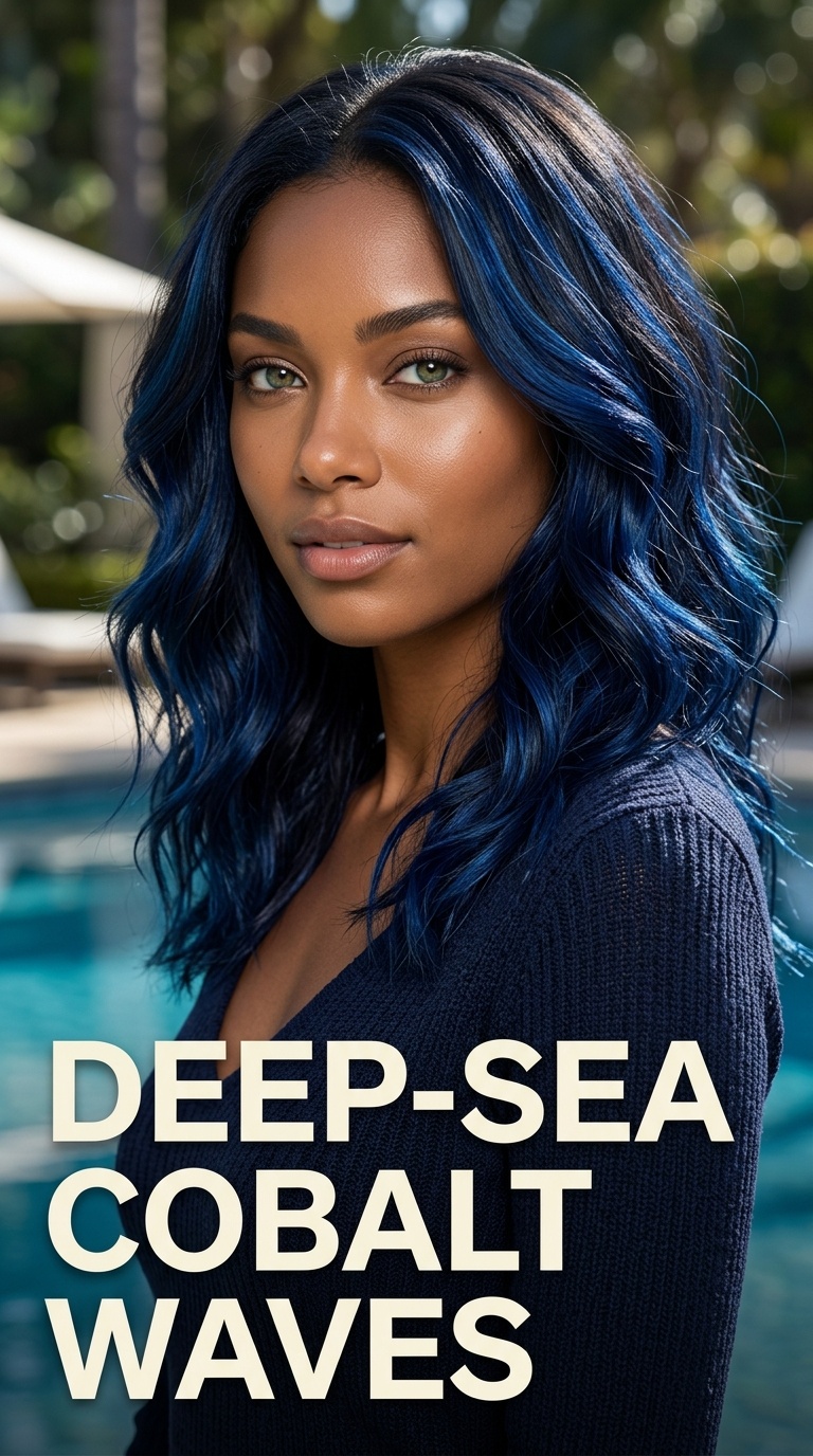 Deep-Sea Cobalt Waves