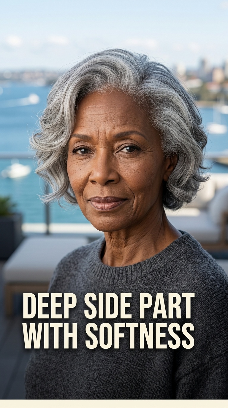 Deep Side Part with Softness