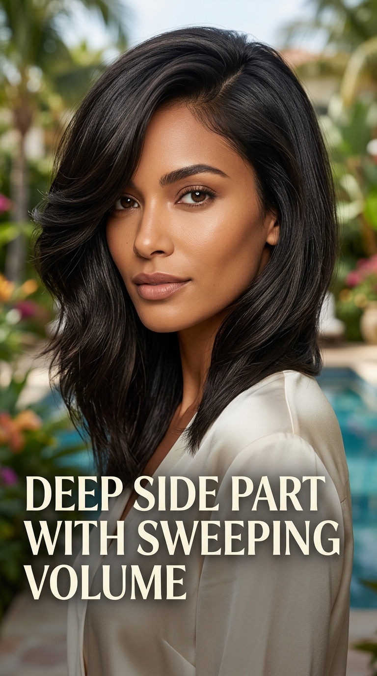 Deep Side Part with Sweeping Volume
