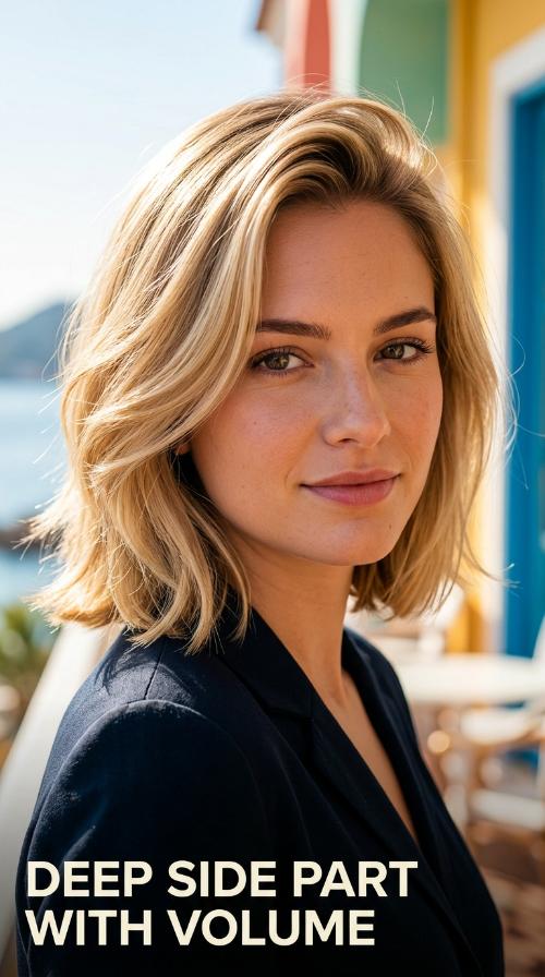 Deep Side Part with Volume