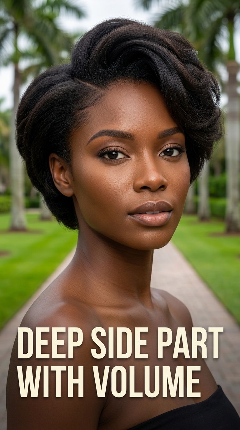 Deep Side Part with Volume