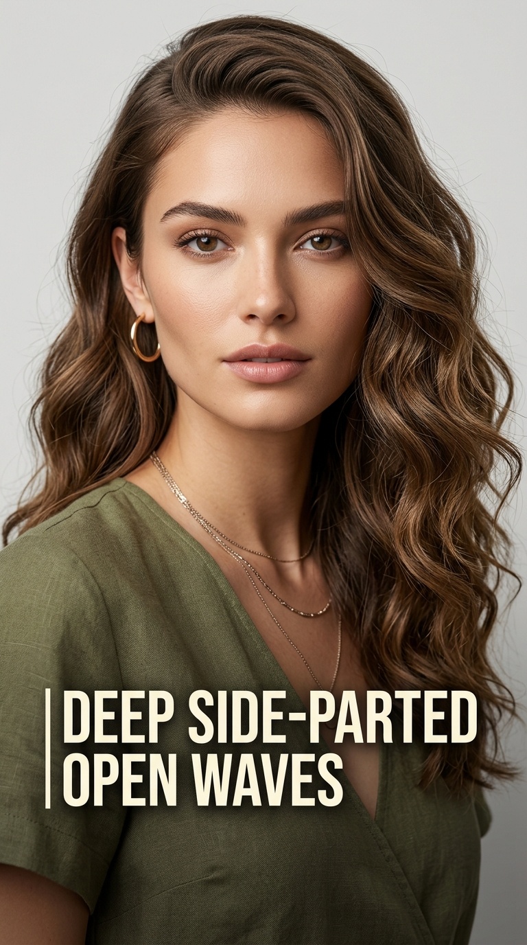 Deep Side-Parted Open Waves