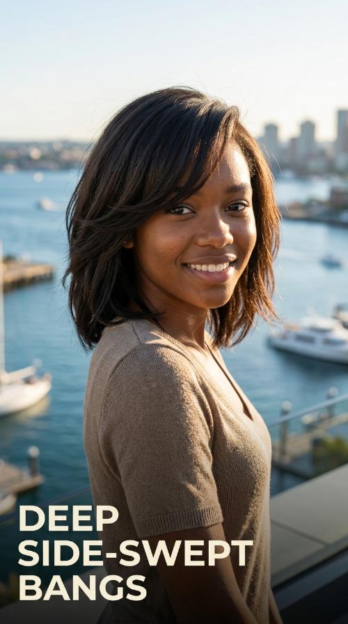 Deep Side-Swept Bangs