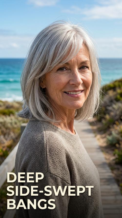 Deep Side-Swept Bangs