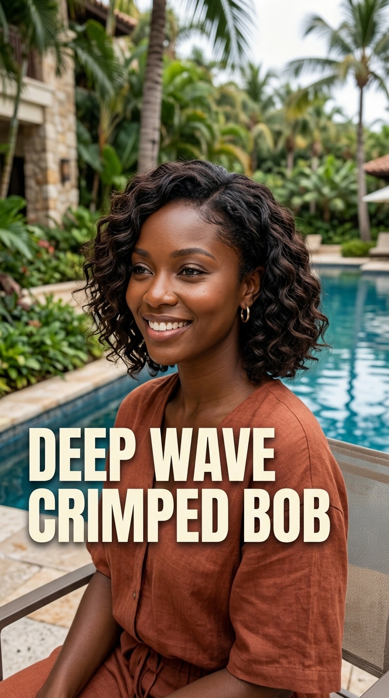 Deep Wave Crimped Bob
