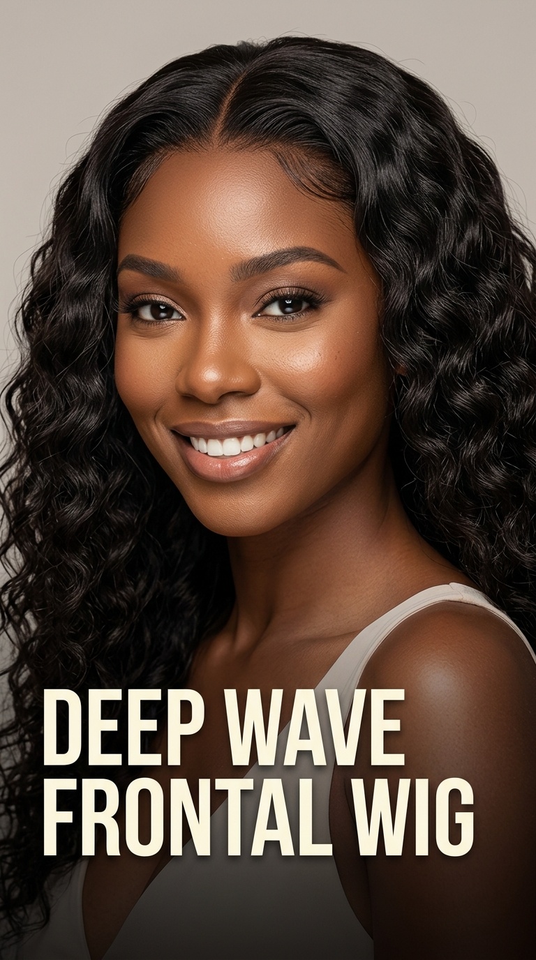 Deep Wave Frontal Wig