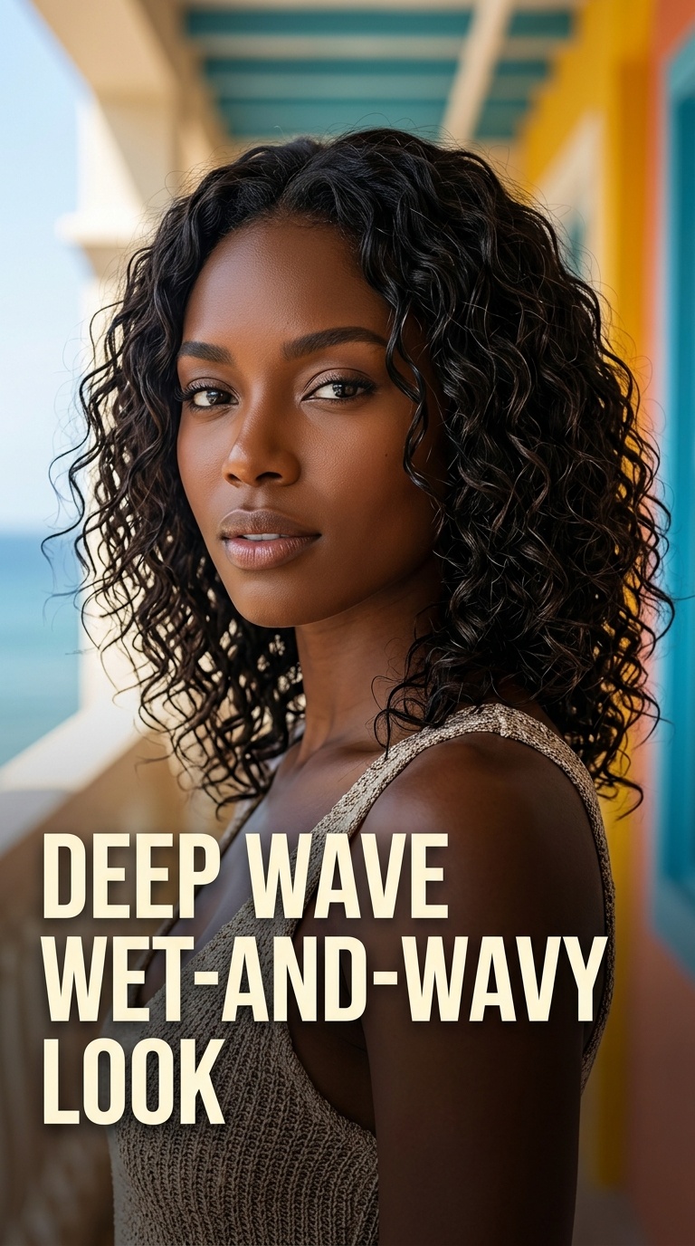 Deep Wave Wet-and-Wavy Look