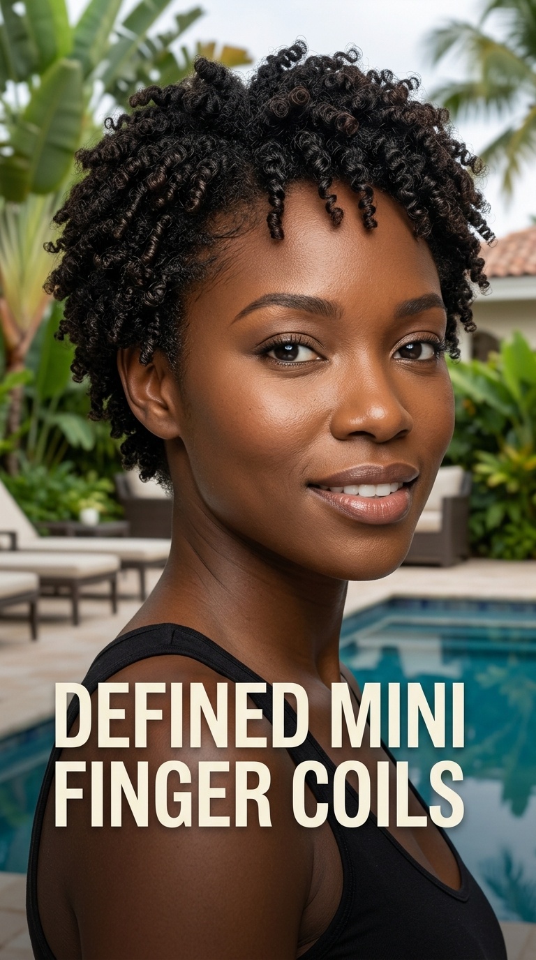 Defined Mini Finger Coils