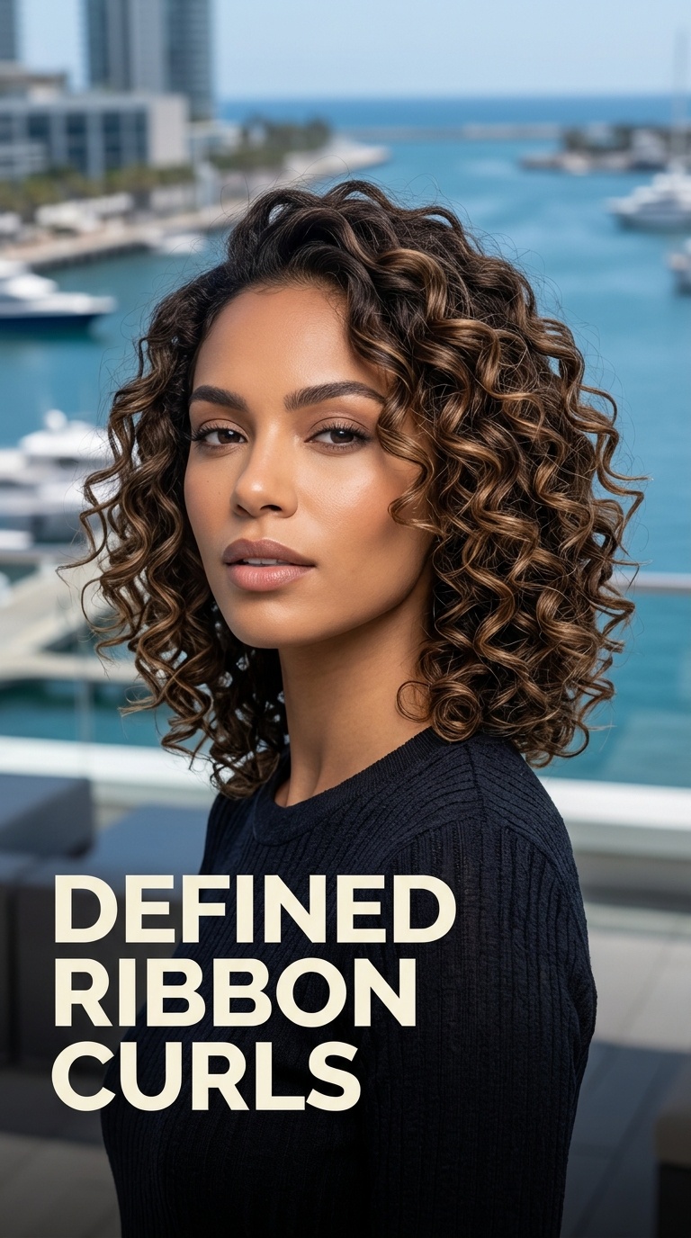 Defined Ribbon Curls