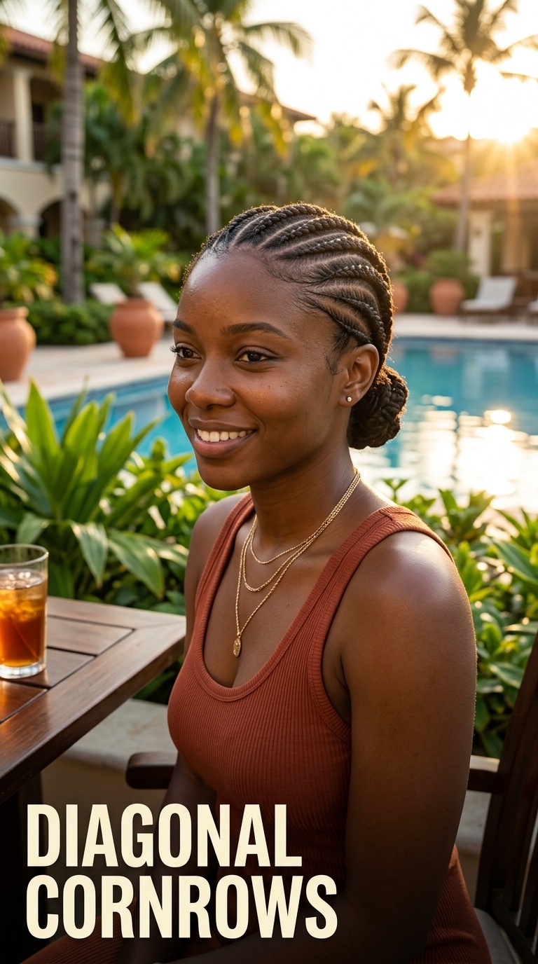 Diagonal Cornrows