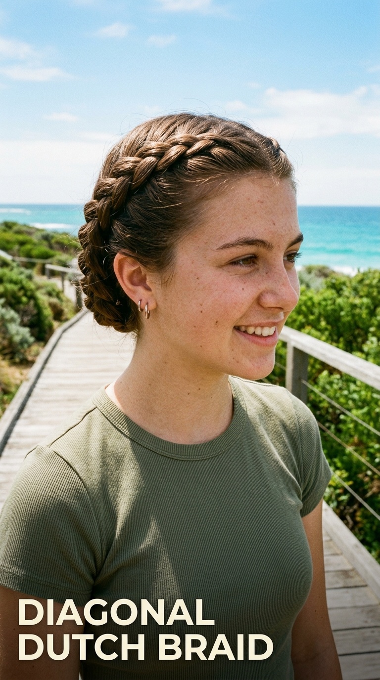 Diagonal Dutch Braid