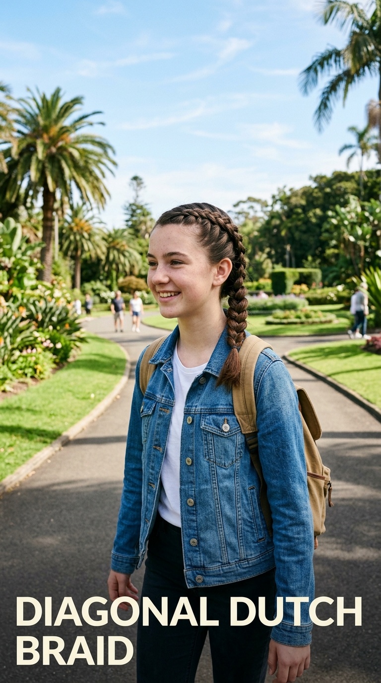 Diagonal Dutch Braid