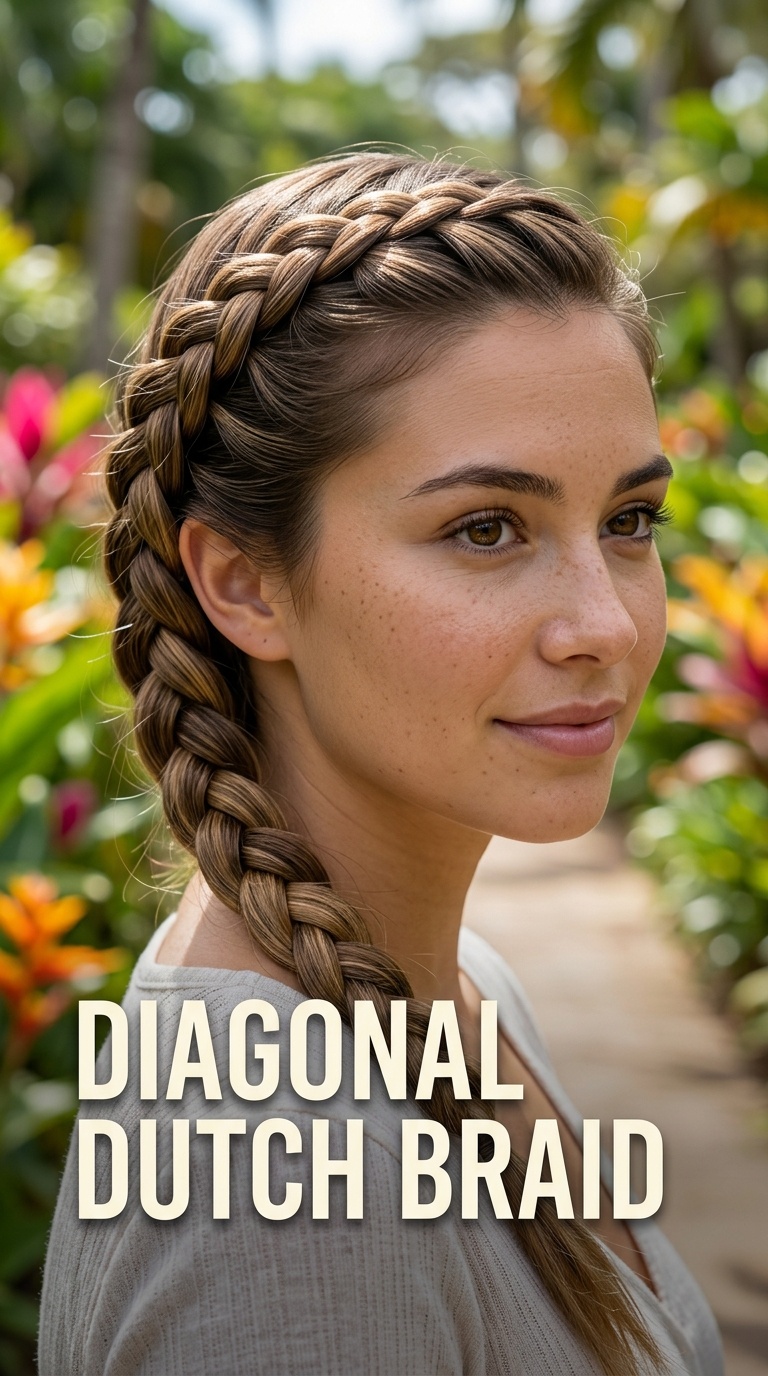 Diagonal Dutch Braid