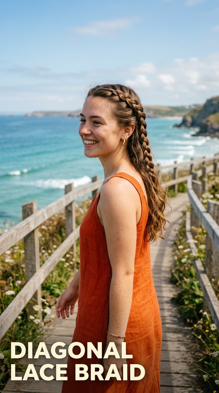 Diagonal Lace Braid