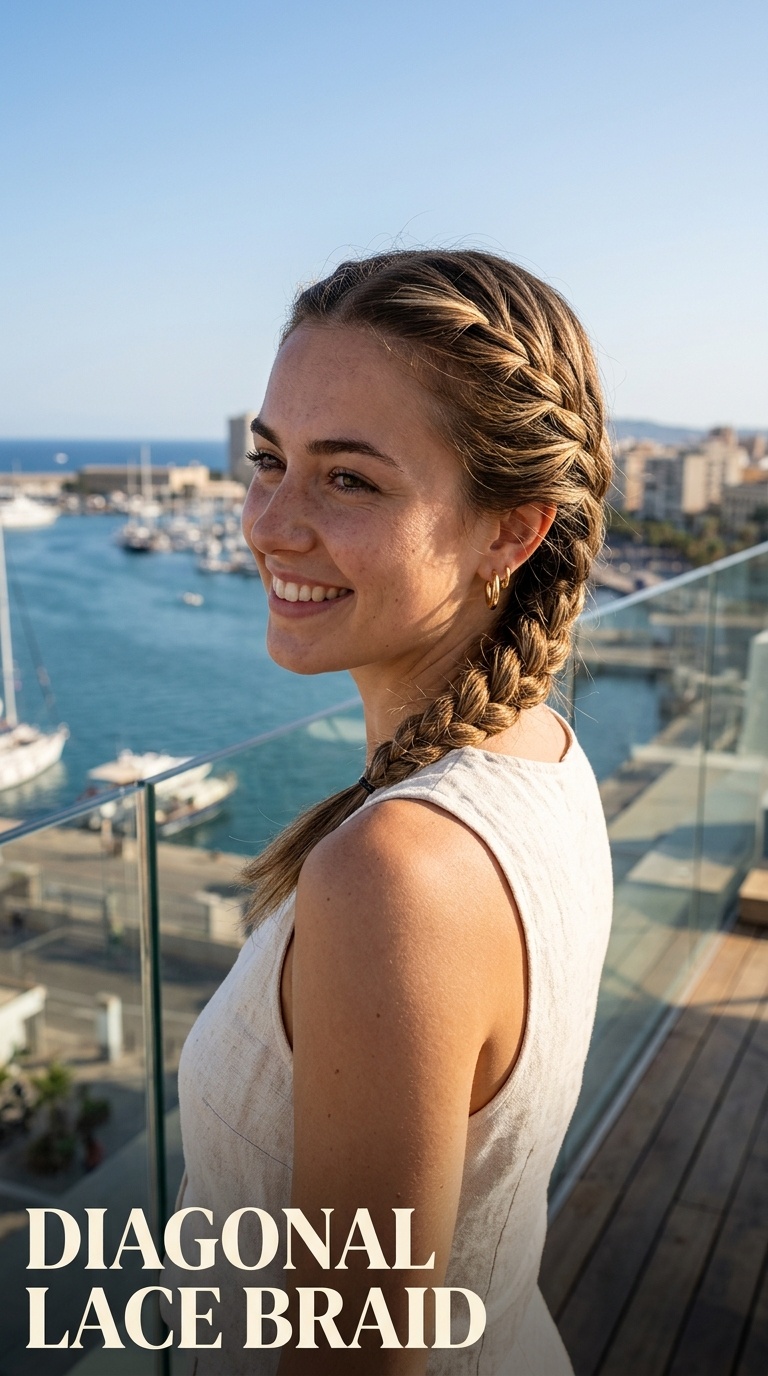 Diagonal Lace Braid