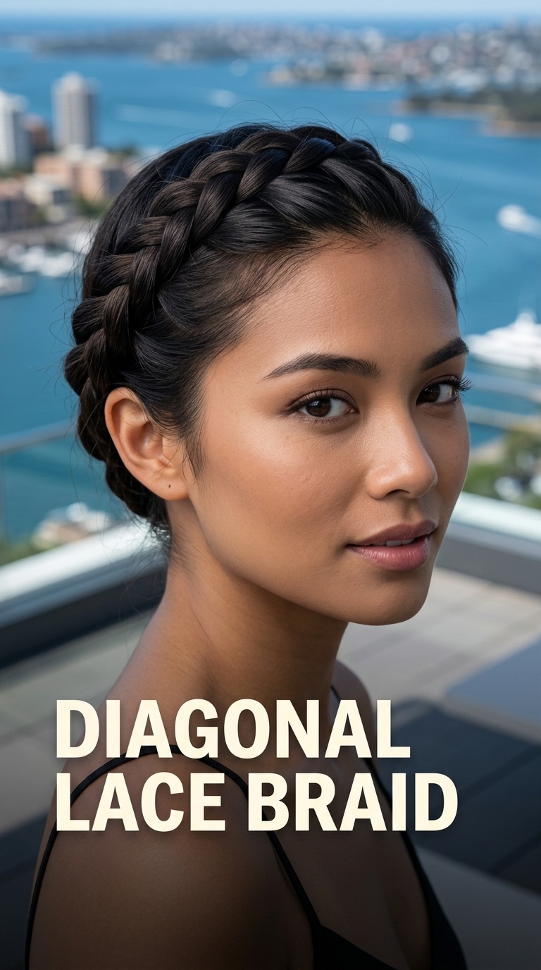 Diagonal Lace Braid