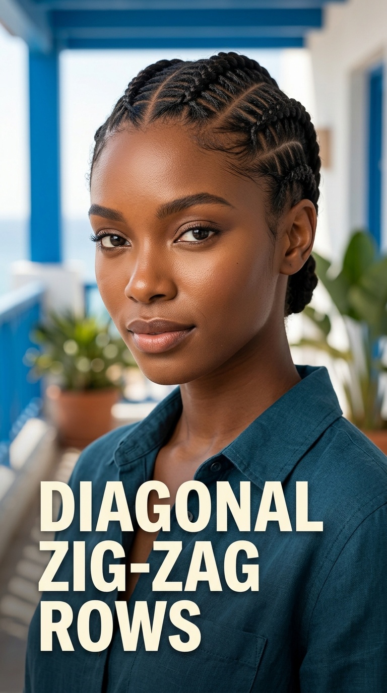 Diagonal Zig-Zag Rows