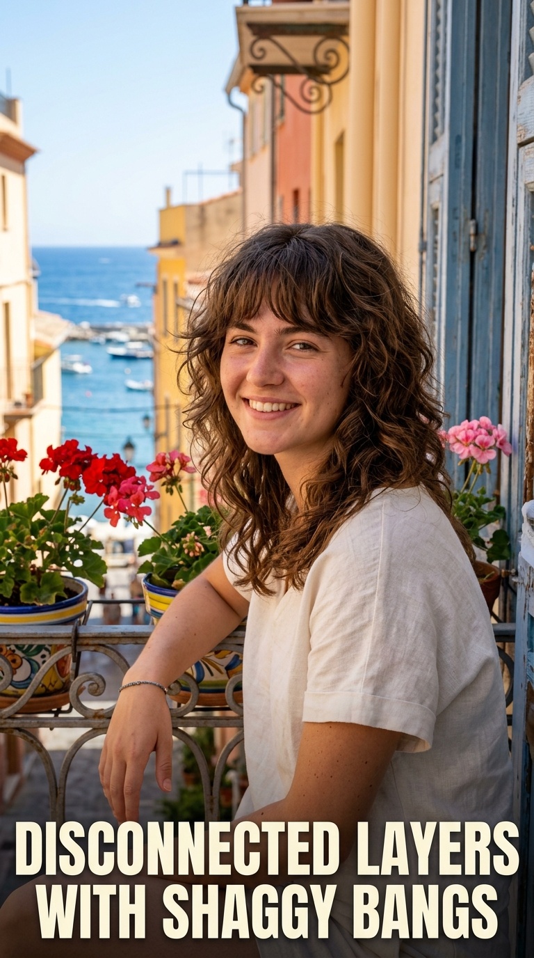 Disconnected Layers with Shaggy Bangs