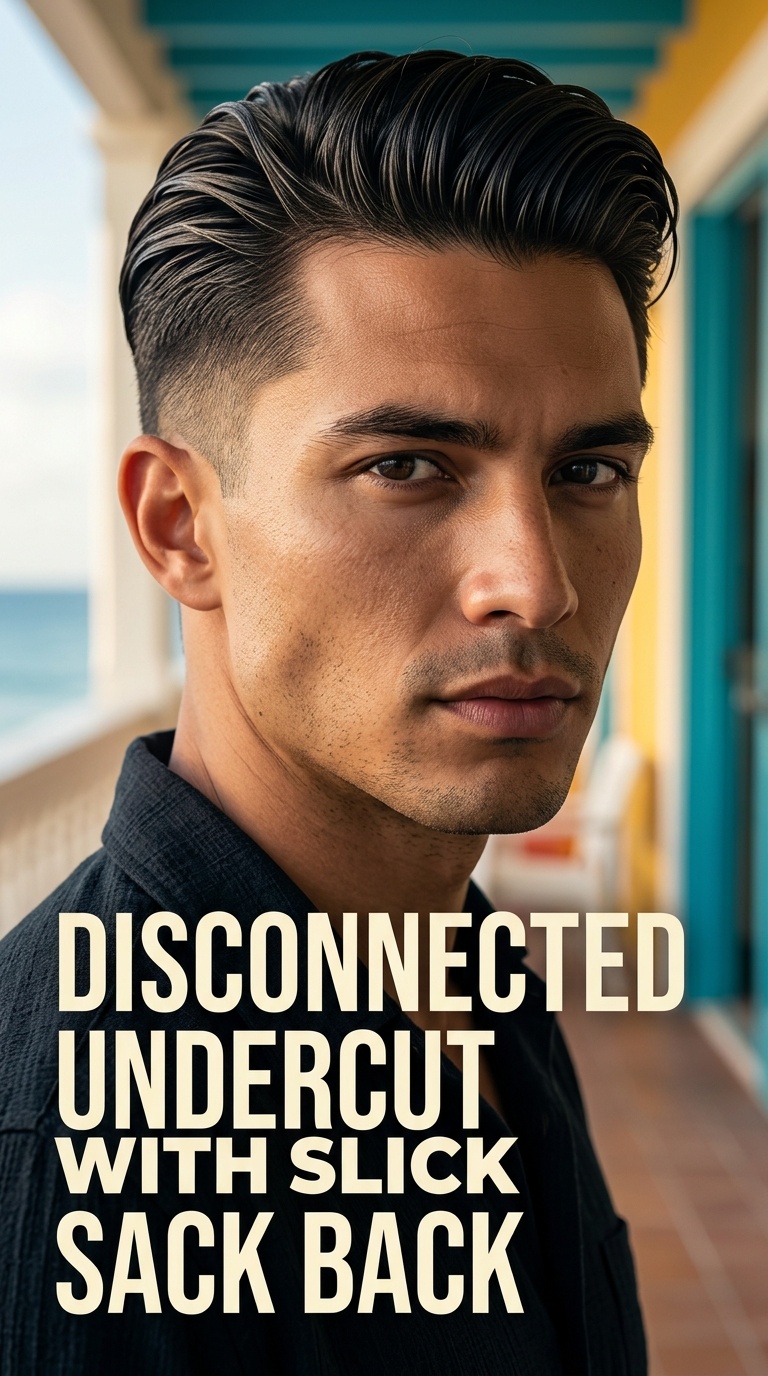 Disconnected Undercut with Slick Back