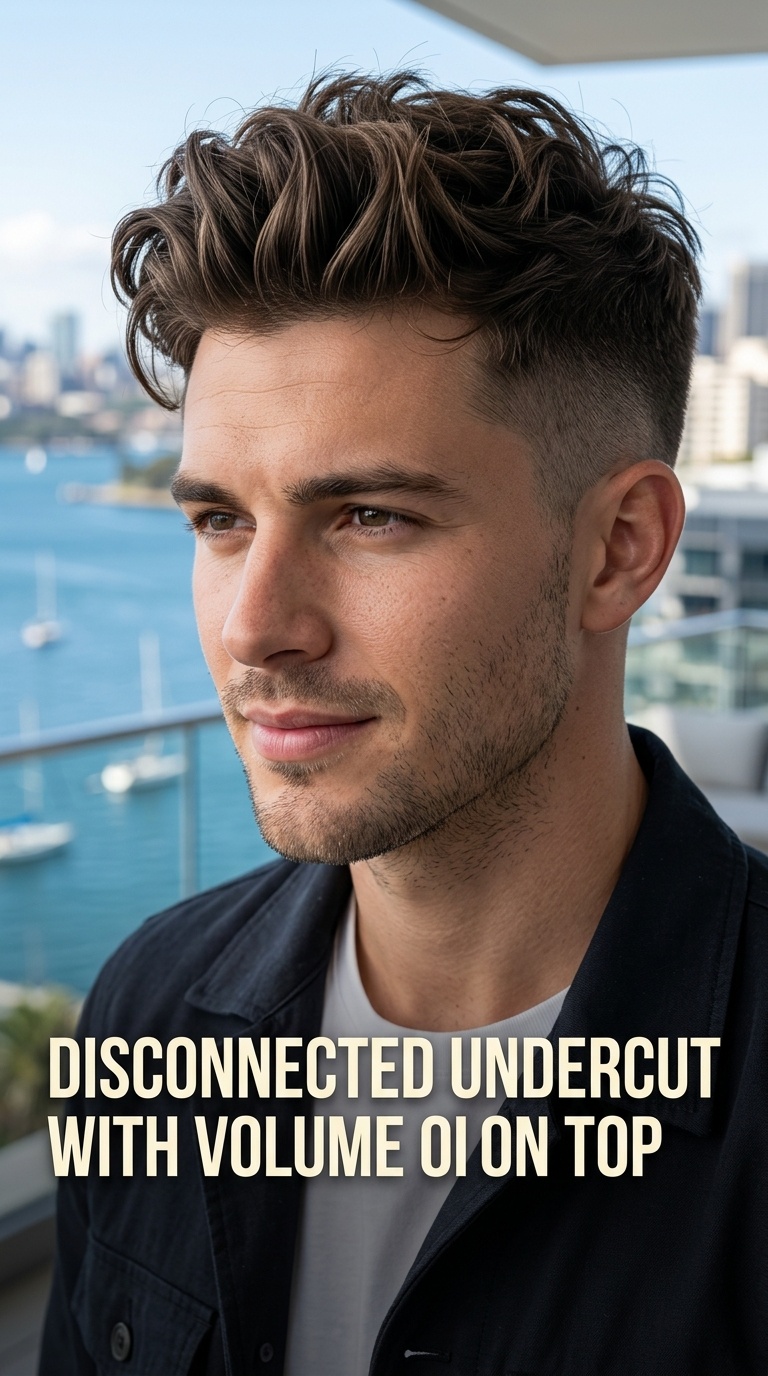 Disconnected Undercut with Volume on Top