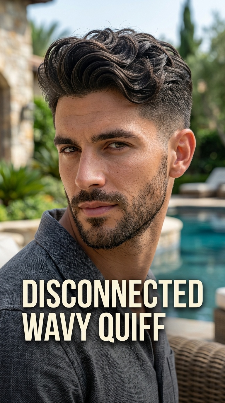 Disconnected Wavy Quiff