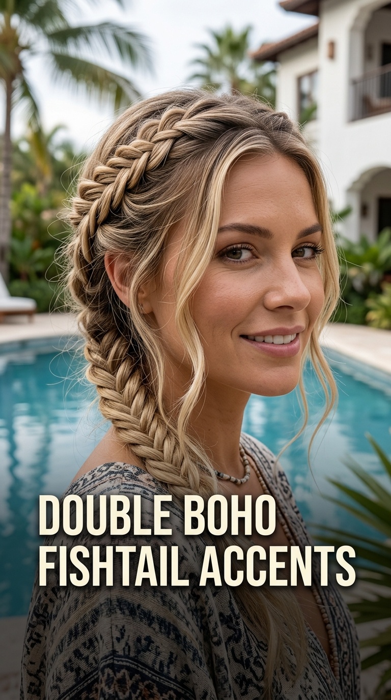 Double Boho Fishtail Accents