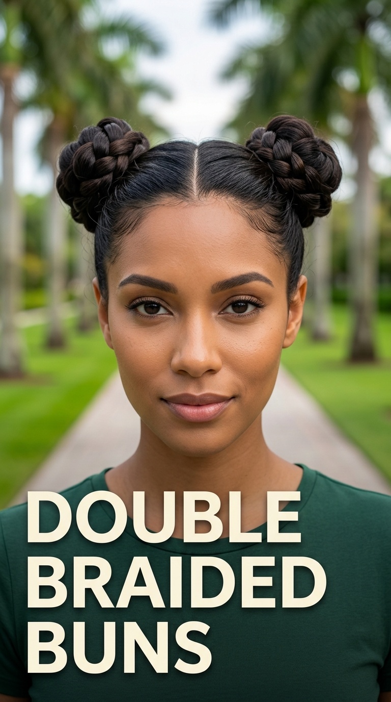 Double Braided Buns