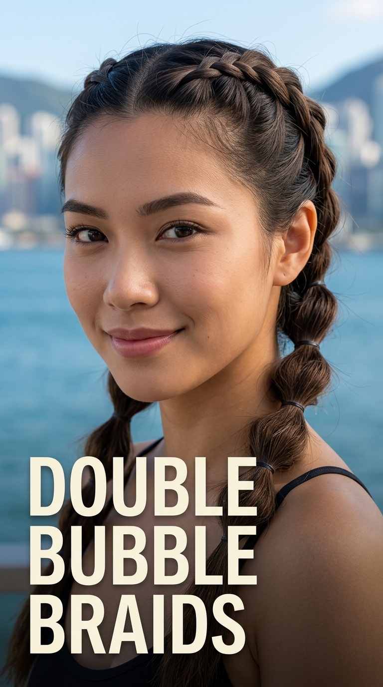 Double Bubble Braids