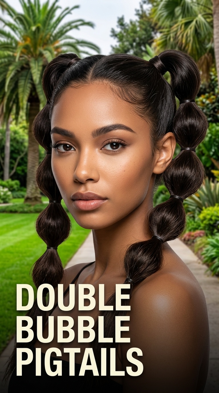 Double Bubble Pigtails