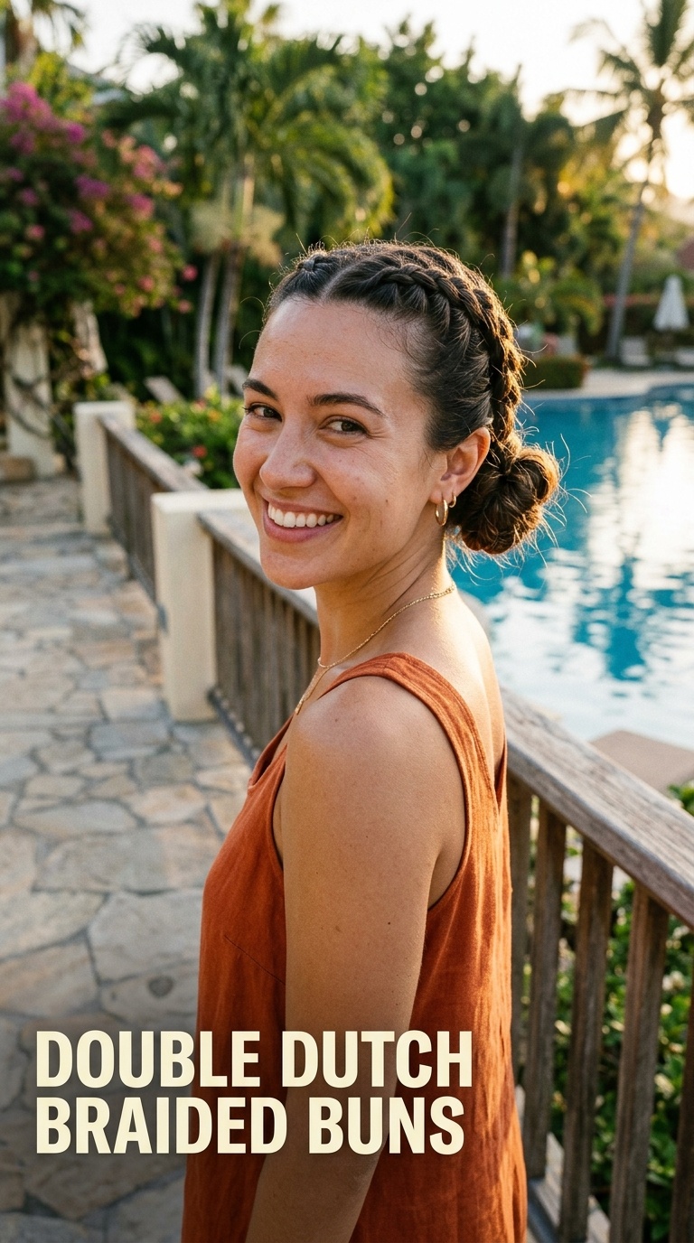 Double Dutch Braided Buns