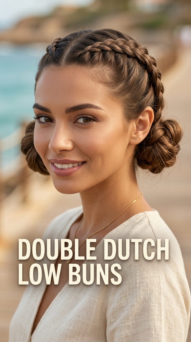 Double Dutch Low Buns