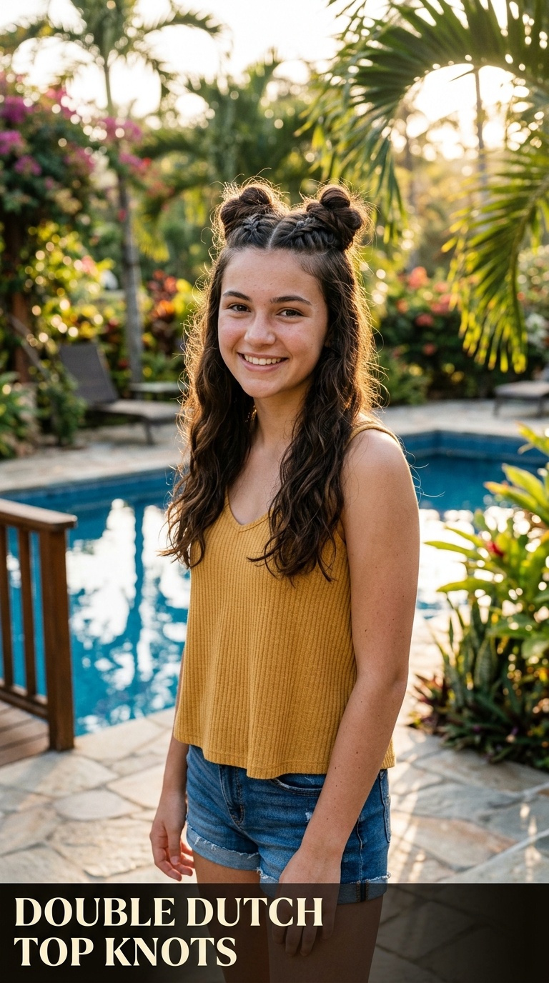 Double Dutch Top Knots