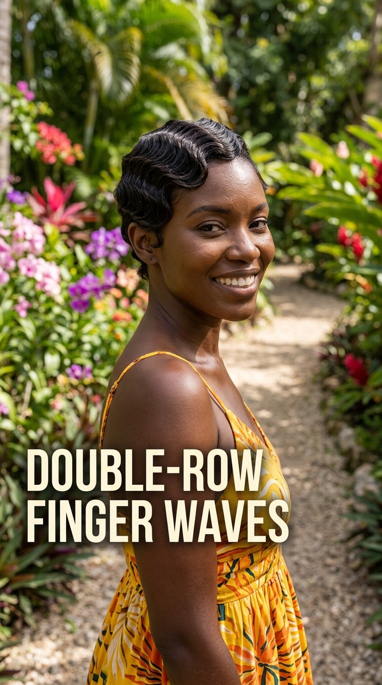 Double-Row Finger Waves
