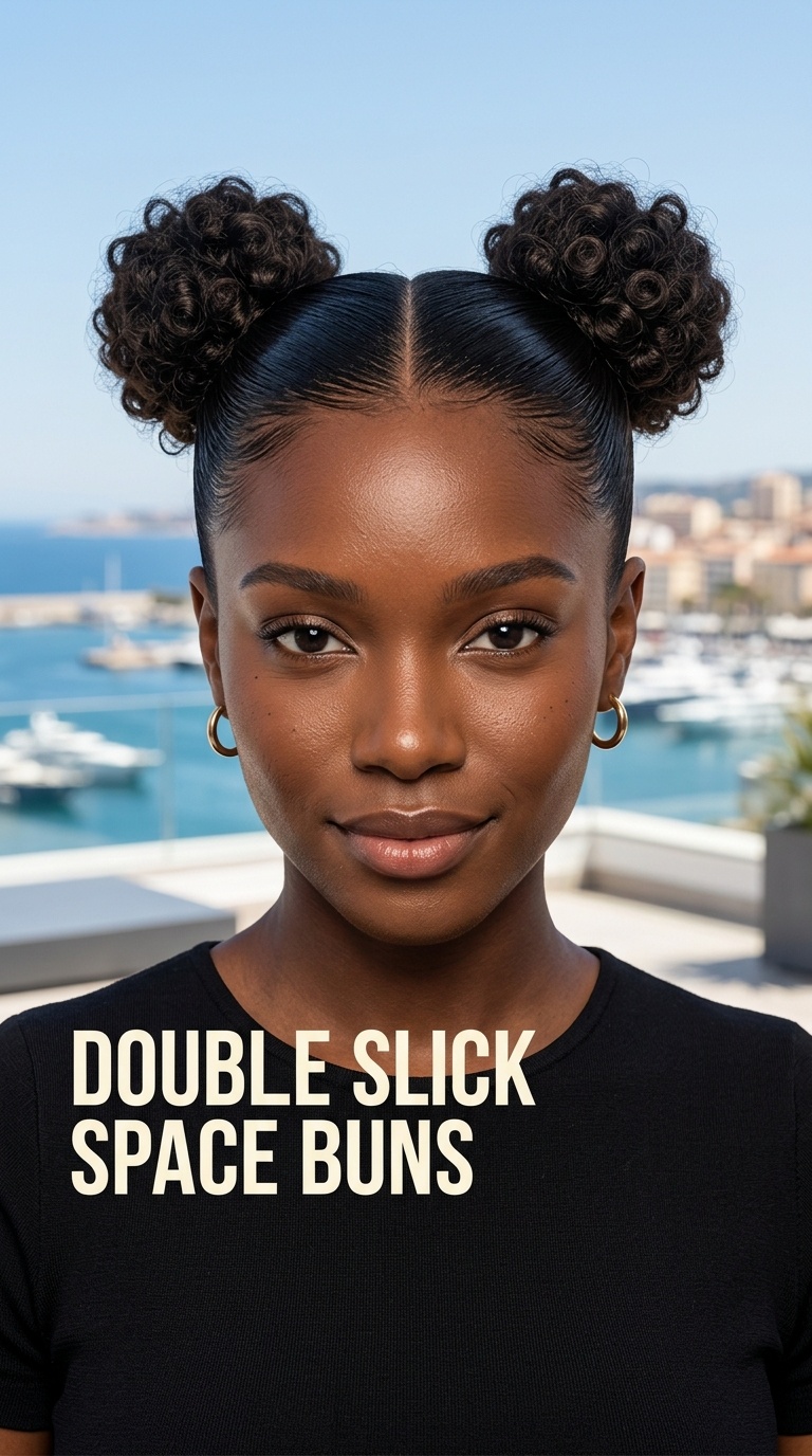 Double Slick Space Buns