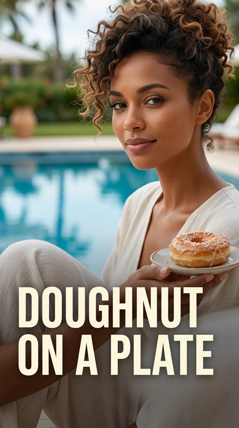 Doughnut on a Plate
