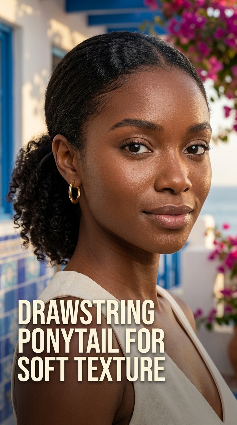 Drawstring Ponytail for Soft Texture