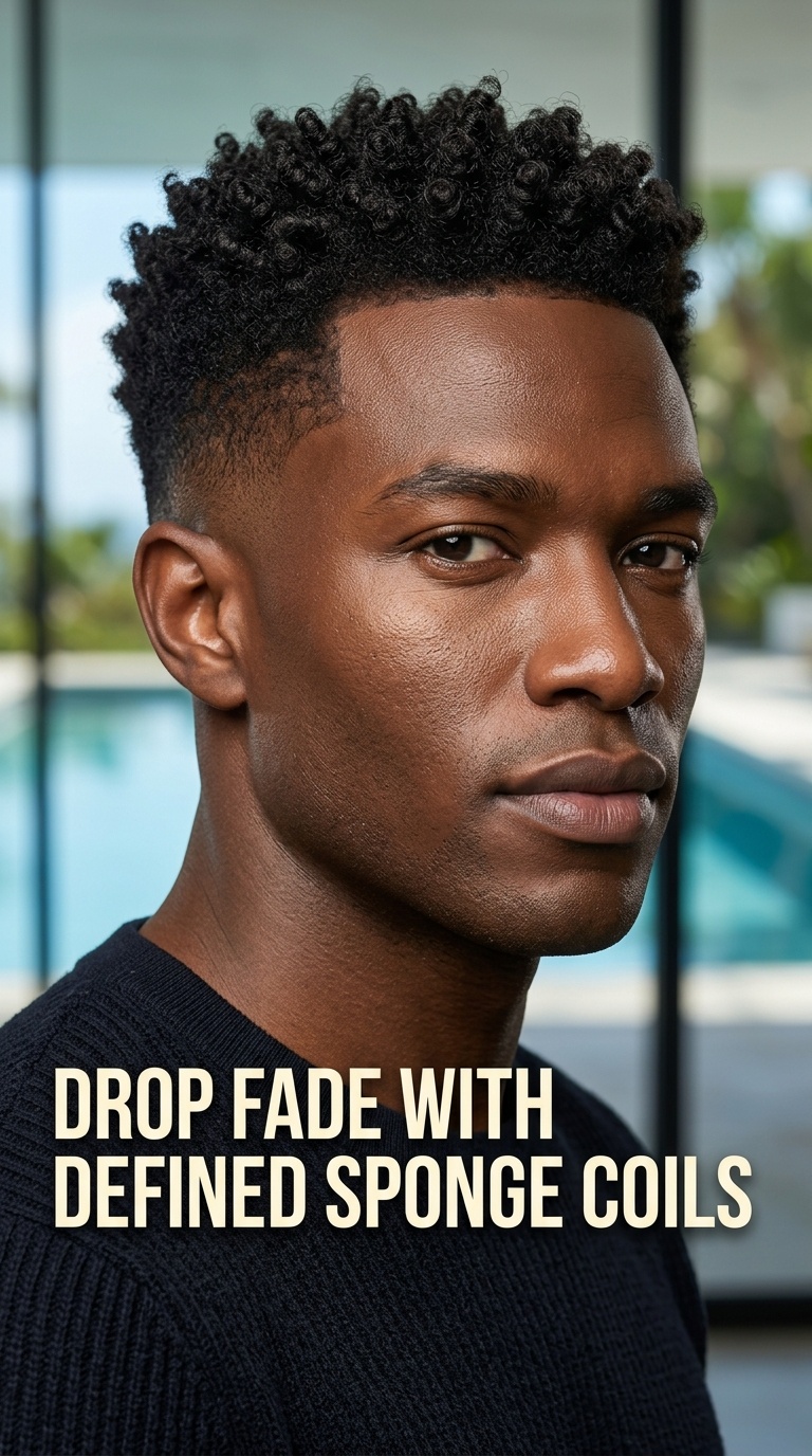 Drop Fade with Defined Sponge Coils