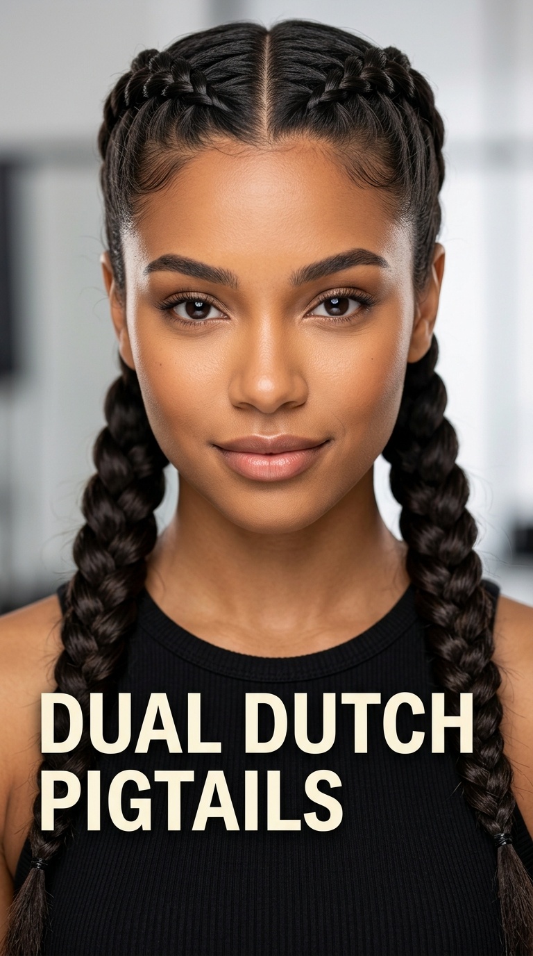 Dual Dutch Pigtails