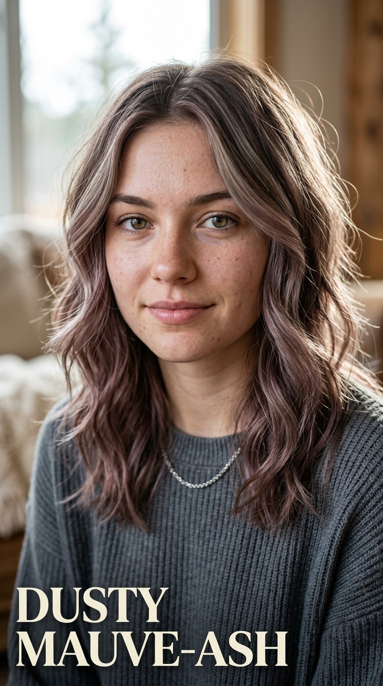 Dusty Mauve-Ash